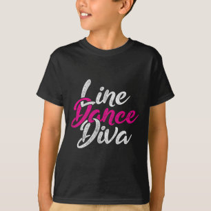 T-shirt Line Dance Western Cowboy Tee - shirt Uni Black Mo