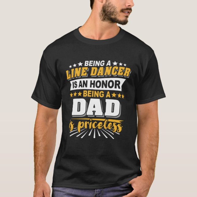 T-shirt Line Dancing Father Line Dancer Line Dance (Devant)