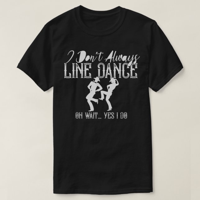 T-shirt Line Dancing Group Dance Danser Danser Danser Funn (Design devant)