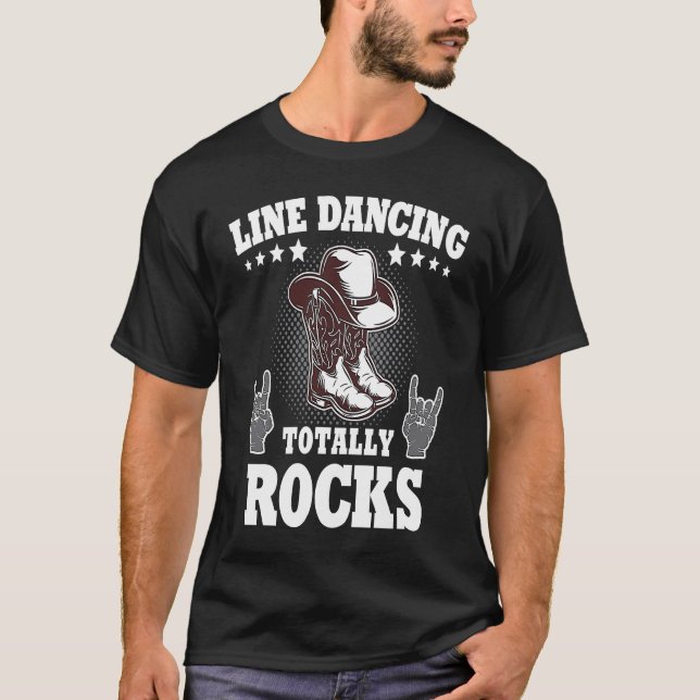 T-shirt Line dancing Line Dancer Line Dance 1 (Devant)