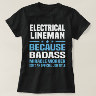 T-shirt Lineman électrique