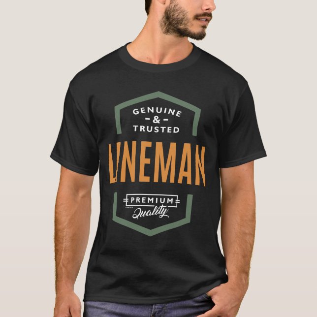 T-shirt Lineman Genuine (Devant)