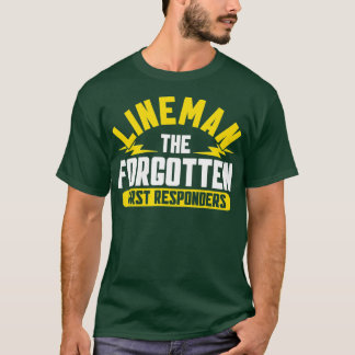 T-shirt Lineman Les Premiers Répondants Oubliés Électricie