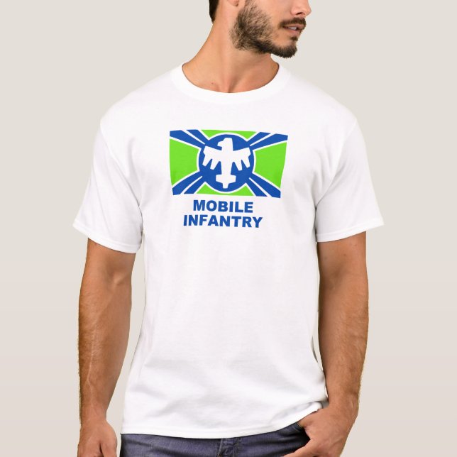 T-shirt L'infanterie mobile diminuent (Devant)