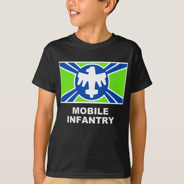 T-shirt L'infanterie mobile diminuent (Devant)