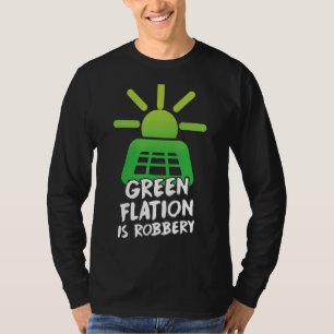 T-shirt L'inflation est un vol L'inflation de l'énergie Pr
