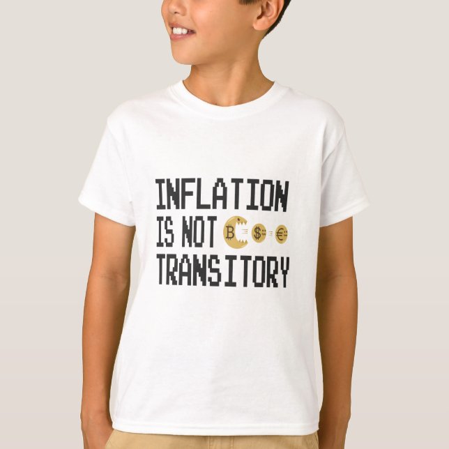 T-shirt L'inflation n'est pas transitoire (Devant)