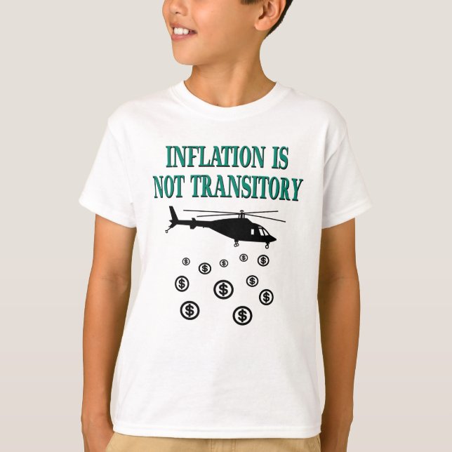 T-shirt L'inflation n'est pas transitoire (Devant)