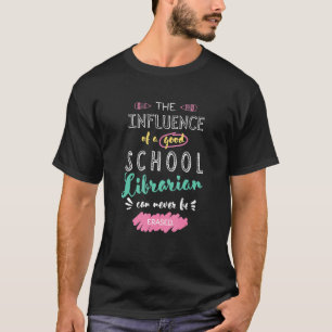 T-shirt L'influence d'un bon bibliothécaire scolaire Merci