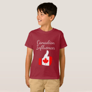 T-shirt L'Influenceur canadien monte la route du phare