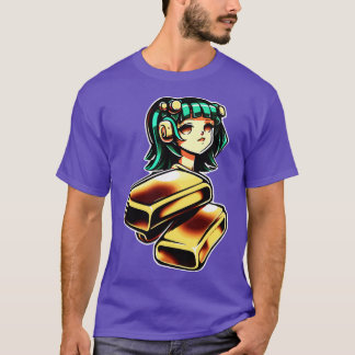 T-shirt lingot or fille