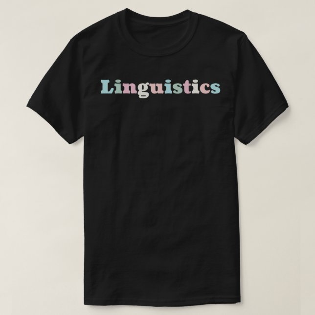 T-shirt Linguistique 20 (Design devant)