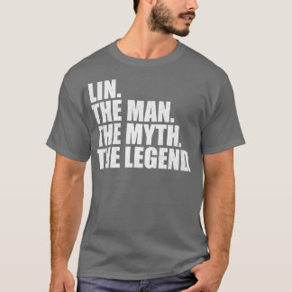 T-shirt LinLin Nom de famille Lin nom de famille Lin nom d