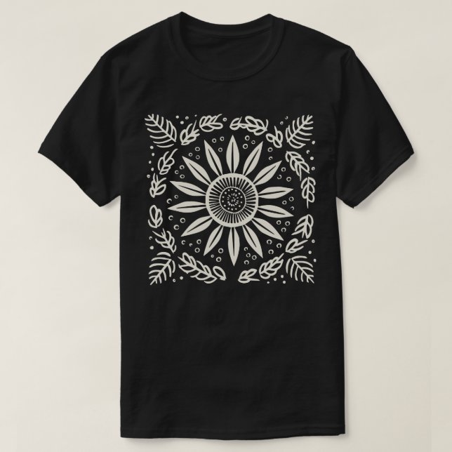 T-shirt Lino Coupe Fleur 4 (Design devant)