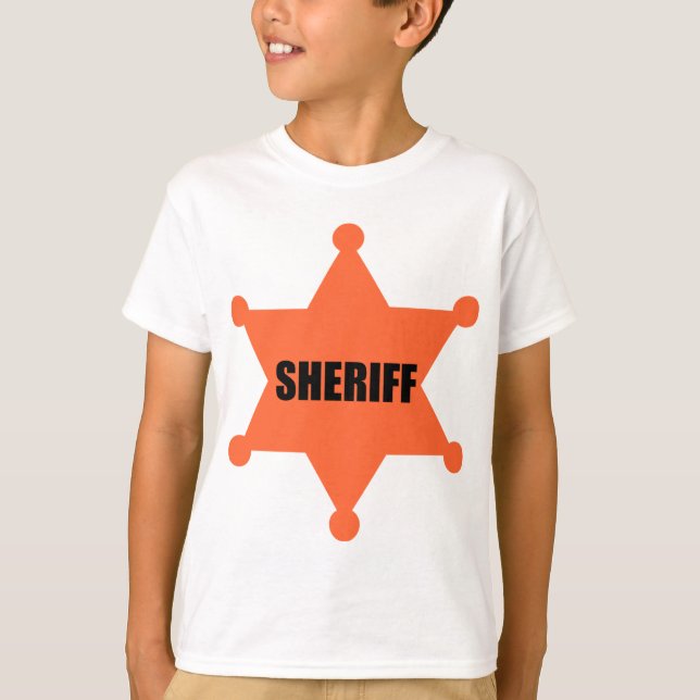 T-shirt L'insigne du shérif (Devant)