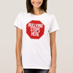 T-shirt L'intimidation s'arrête ici