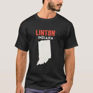 T-shirt Linton Indiana USA State America Travel Indianan