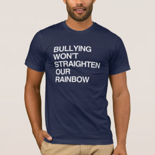 T-SHIRT L'INTTIMIDATION N'ARRACHERA PAS LES COULEURS DE NO