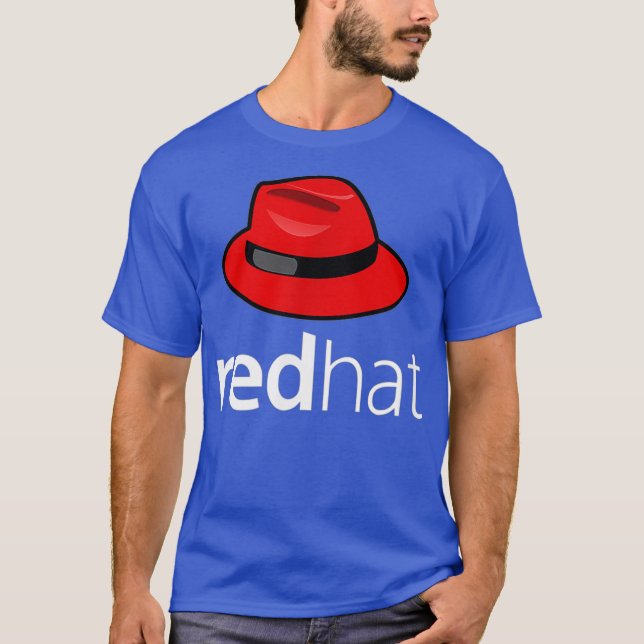 T-shirt Linu redhat amant tee Penguin Tu Open Source Os (Devant)