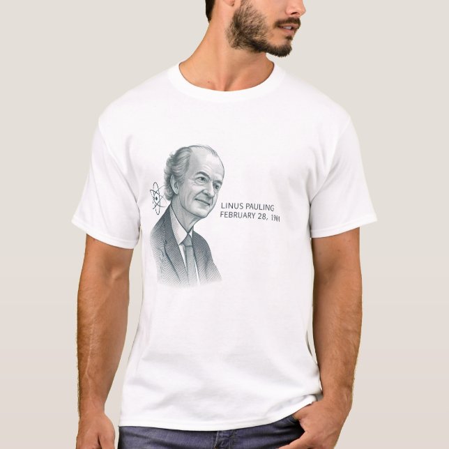 T-shirt Linus Pauling (Devant)