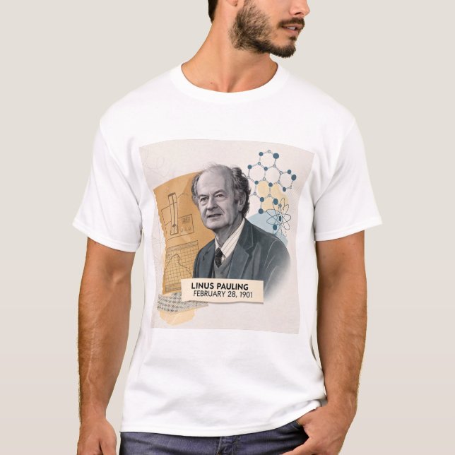 T-shirt Linus Pauling 1901 (Devant)