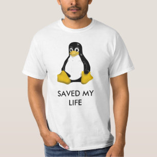 T-SHIRT LINUX A SAUVÉ MYLIFE