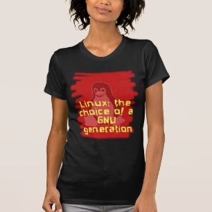 T-shirt Linux : Choix d'une génération de GNOU
