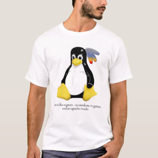 T-shirt Linux est comme un tipi