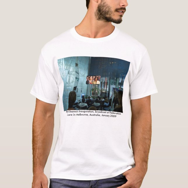 T-shirt L'investiture de Barack Obama, comme en Australie. (Devant)