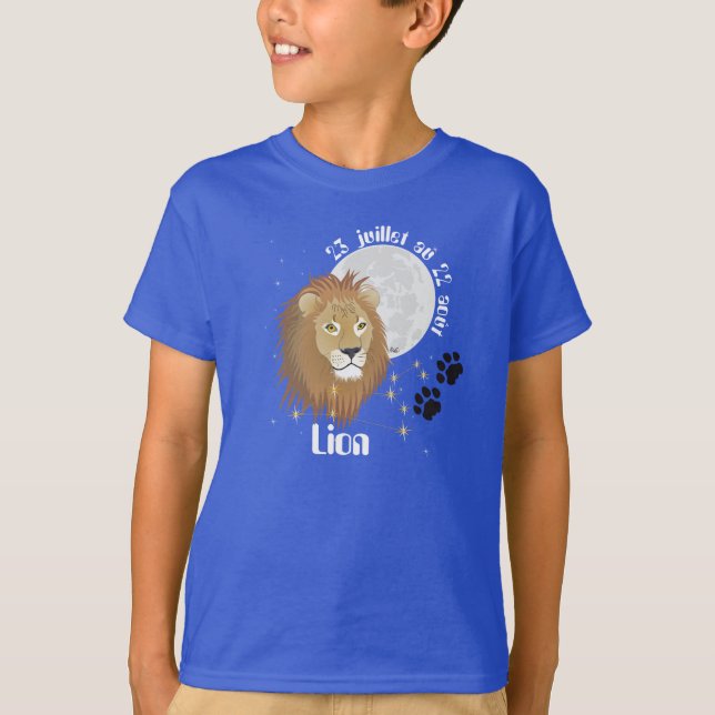 T-shirt Lion 23 juillet (Devant)