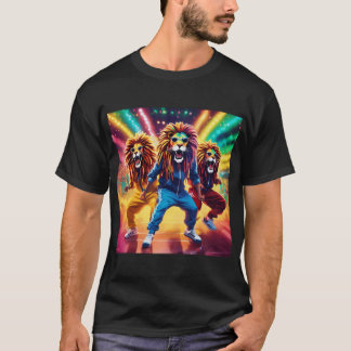 T-shirt Lion Animé Majestic Tee"