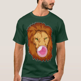 T-shirt Lion avec Bubble gum