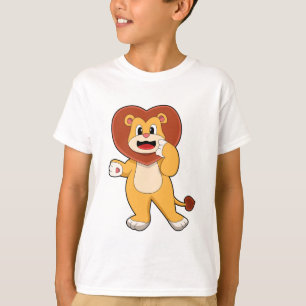 T-shirt Lion avec coeur