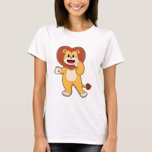T-shirt Lion avec coeur
