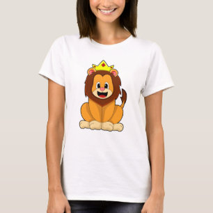 T-shirt Lion avec couronne