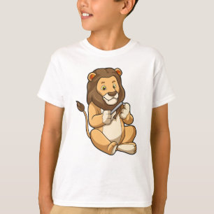 T-shirt Lion avec flèches à ongles