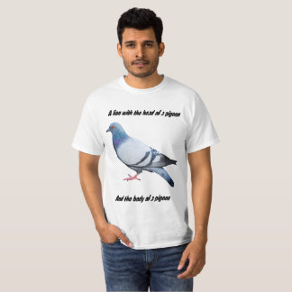T-shirt Lion avec la tête d'un pigeon