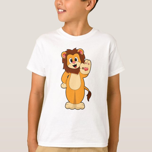 T-shirt Lion avec Mane (Devant)