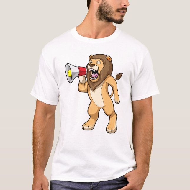 T-shirt Lion avec microphone (Devant)