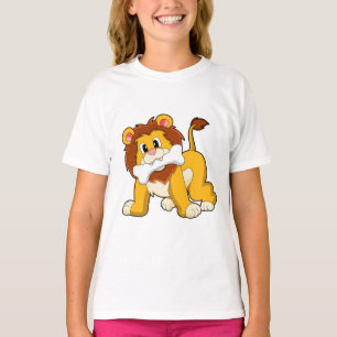 T-shirt Lion avec os