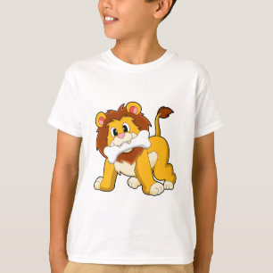 T-shirt Lion avec os