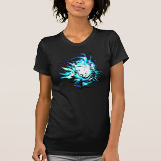 T-shirt Lion blanc