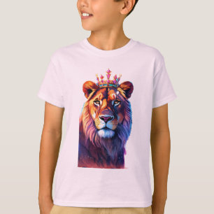 T-shirt Lion céleste