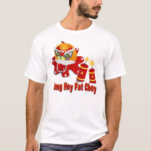 T-shirt Lion chinois et pétards