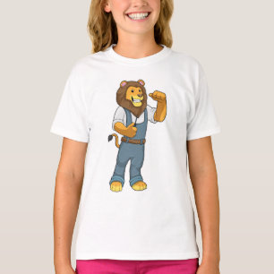 T-shirt Lion comme tournevis de Handyman