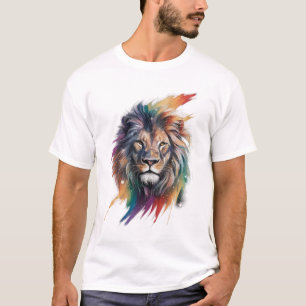 T-shirt lion de chemise