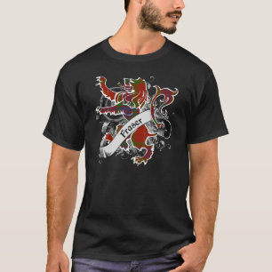 T-shirt Lion de Fraser Tartan