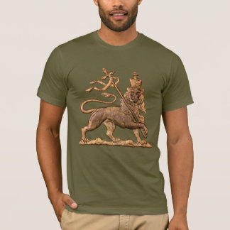 T-shirt Lion de Juda - Armée Jah - Haile Selassie - Chemis