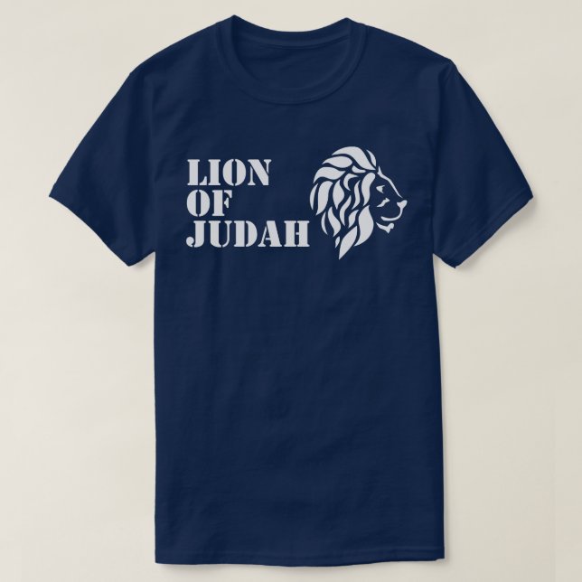 T-shirt Lion De Juda Christian (Design devant)