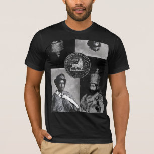 T-shirt Lion de Juda Jah Rastafari Haile Selassie I Roi